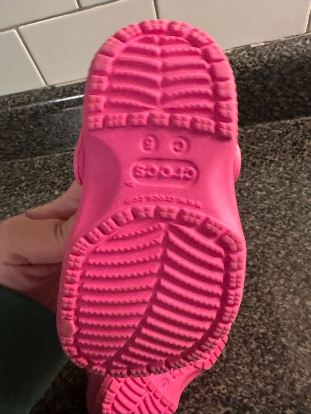 Toddler Crocs -hot pink